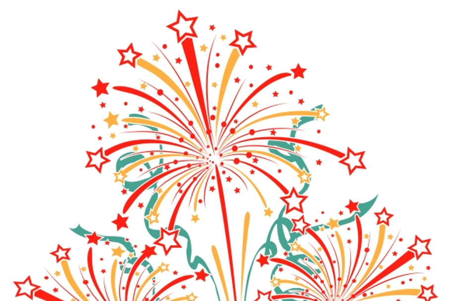 Bursting fireworks in Illustrations - product preview 8
