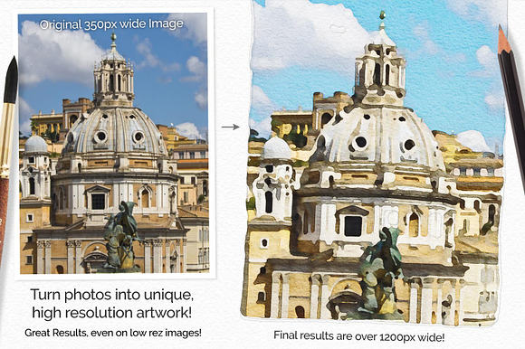 PleinAir Watercolor Photo Effect Kit in Photoshop Plugins - product preview 2