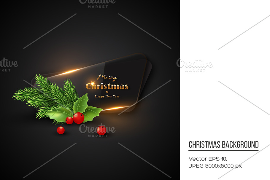 Christmas banner. in Illustrations - product preview 8