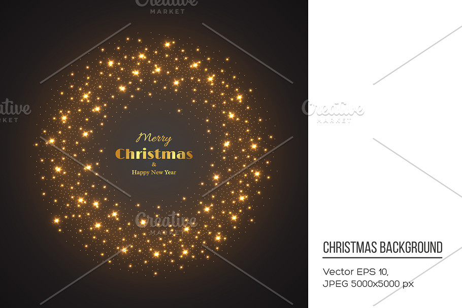 Christmas glowing background. in Illustrations - product preview 8