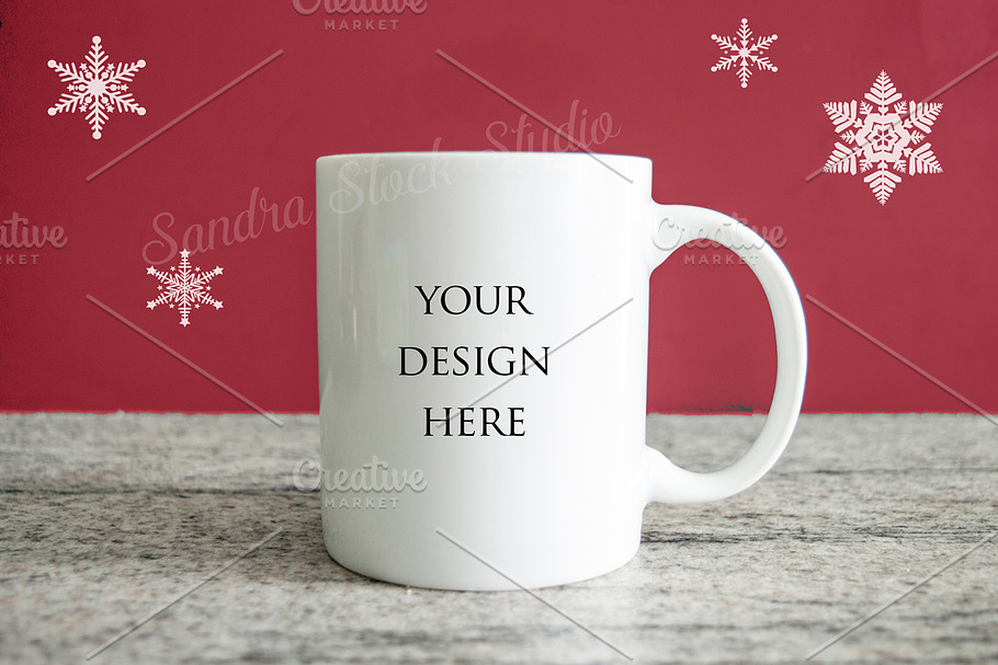 Christmas mug mockup in Product Mockups - product preview 8