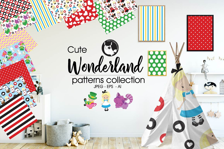 WONDERLAND Pattern collection in Patterns - product preview 8