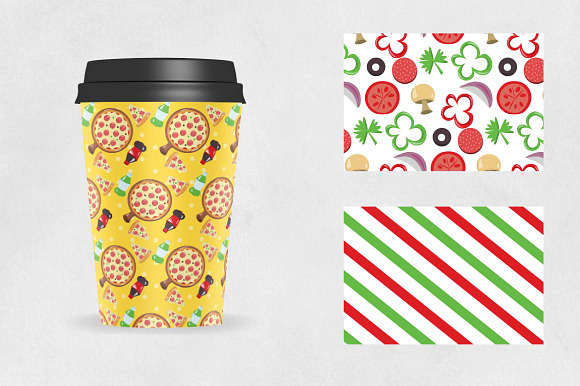 PIZZA PARTY Pattern collection in Patterns - product preview 1