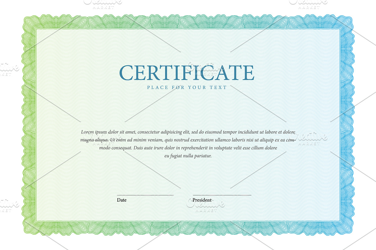 Certificate180 in Stationery Templates - product preview 8