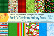 Annie's Christmas Holiday Prints