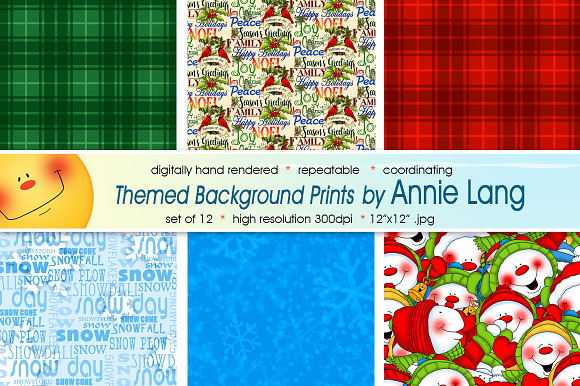 Annie's Christmas Holiday Prints in Patterns - product preview 1