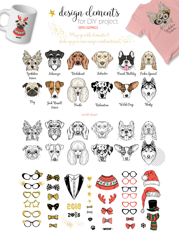 Festal dogs creator in Illustrations - product preview 1
