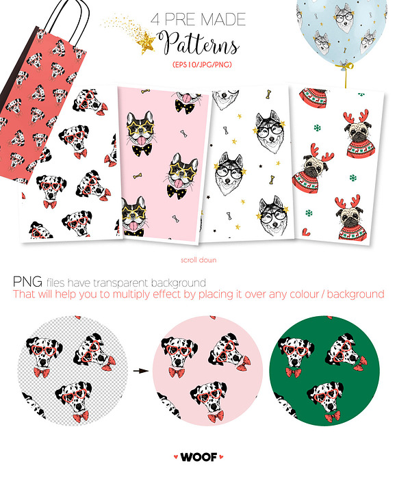 Festal dogs creator in Illustrations - product preview 3