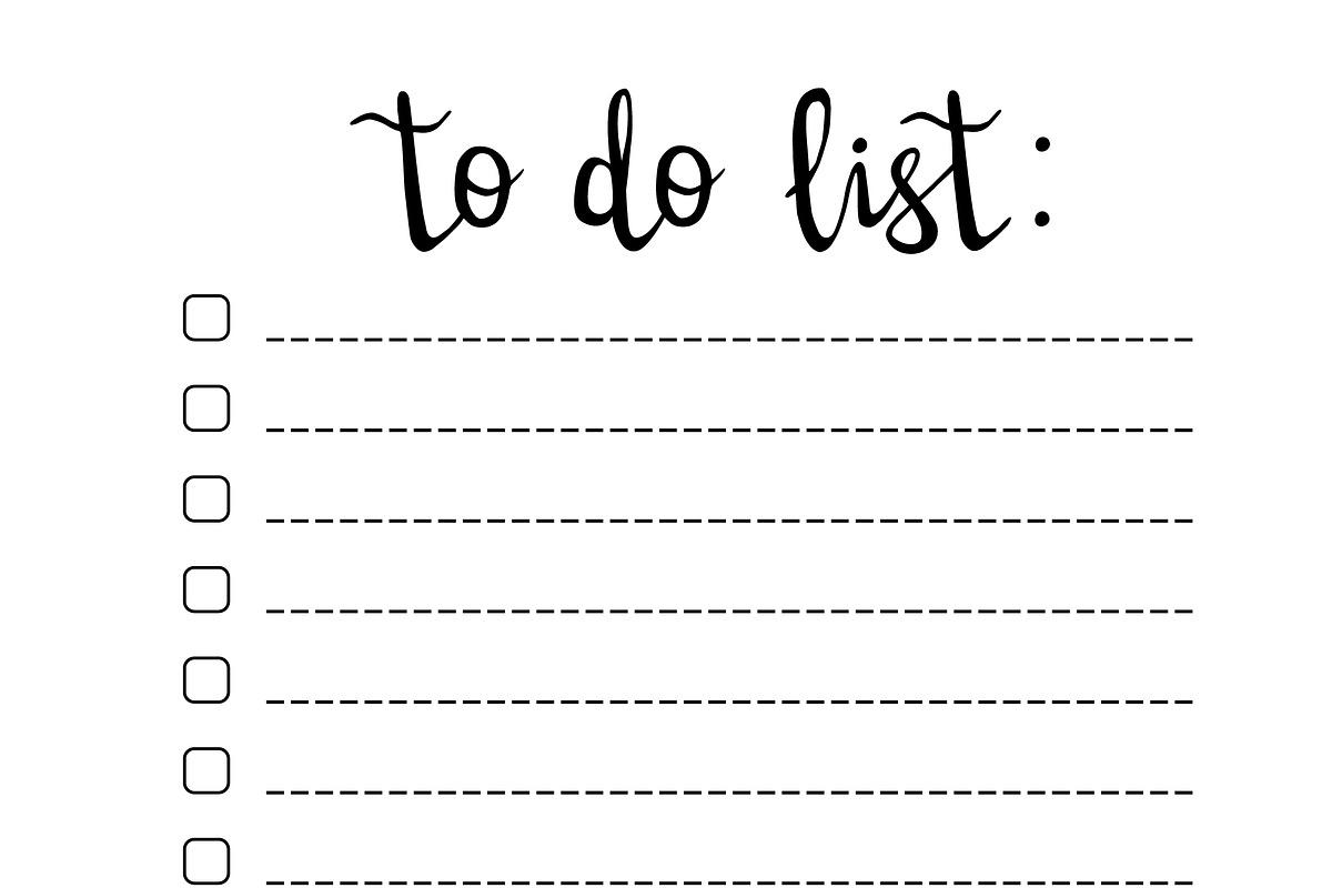 To do list in Stationery Templates - product preview 8