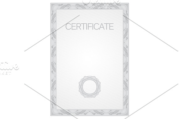 Certificate182 in Stationery Templates - product preview 2