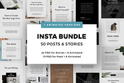 50 Posts & Stories PSD for Instagram