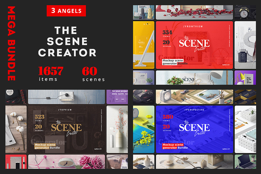 The Scene Creator / 3 in 1 in Scene Creator Mockups - product preview 8