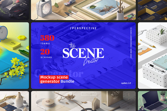 The Scene Creator / 3 in 1 in Scene Creator Mockups - product preview 2