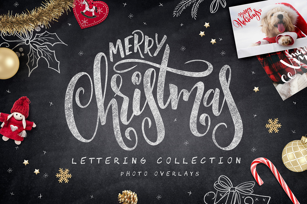 Christmas lettering collection in Objects - product preview 8