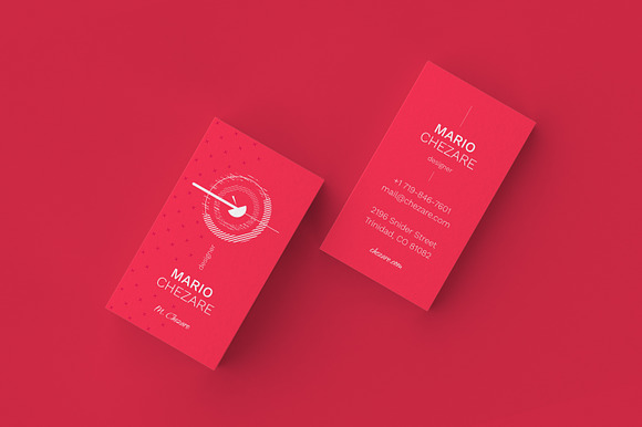 Chezare 01. Business Card Template in Business Card Templates - product preview 2