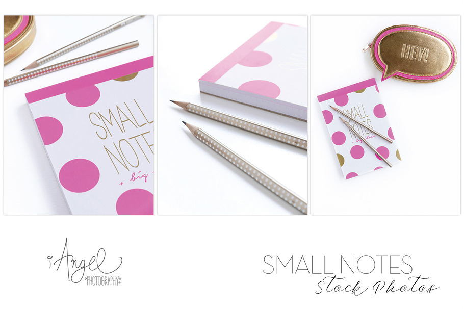 5 Stock photos "SMALL NOTES1" in Social Media Templates - product preview 1