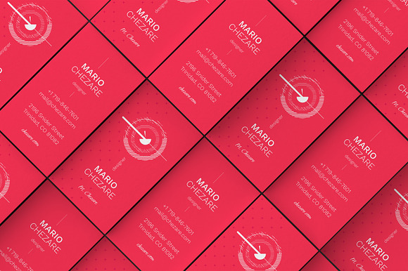 Chezare 01. Business Card Template in Business Card Templates - product preview 3