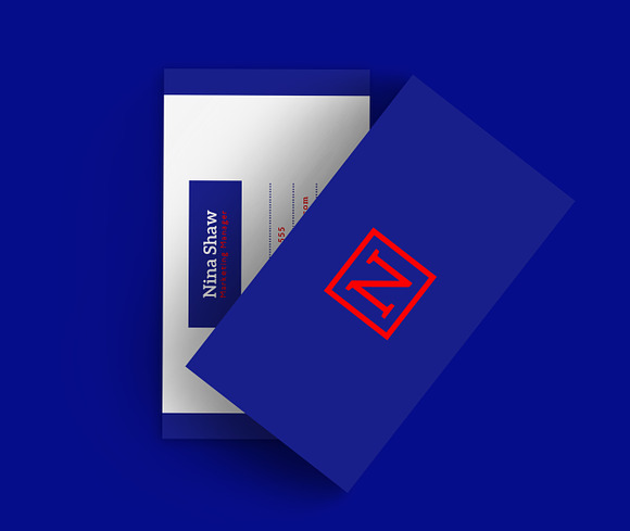 Business Card - Blue Velvet in Business Card Templates - product preview 2
