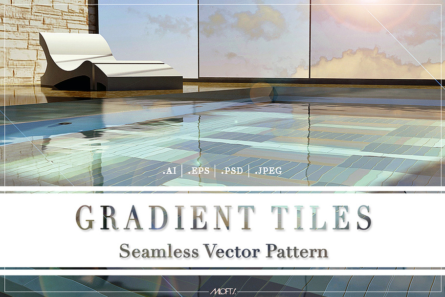 Gradient Tiles | Vector Pattern in Patterns - product preview 8