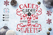 Candy Canes on Sale Cut File