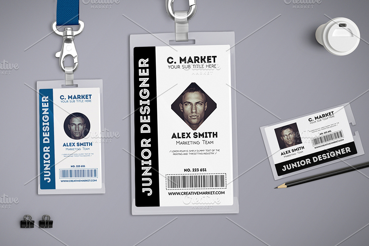 Multipurpose ID Badge in Card Templates - product preview 8