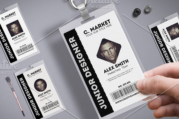 Multipurpose ID Badge in Card Templates - product preview 3