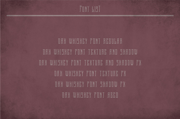 Oak Whiskey Vintage Label Typeface in Display Fonts - product preview 5