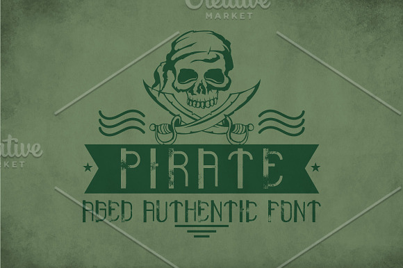 Pirate Modern Label Typeface in Display Fonts - product preview 2