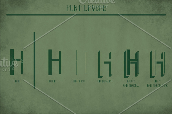 Pirate Modern Label Typeface in Display Fonts - product preview 3