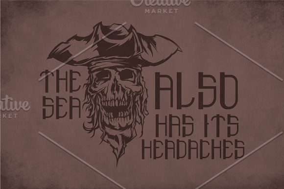 Pirate Modern Label Typeface in Display Fonts - product preview 4