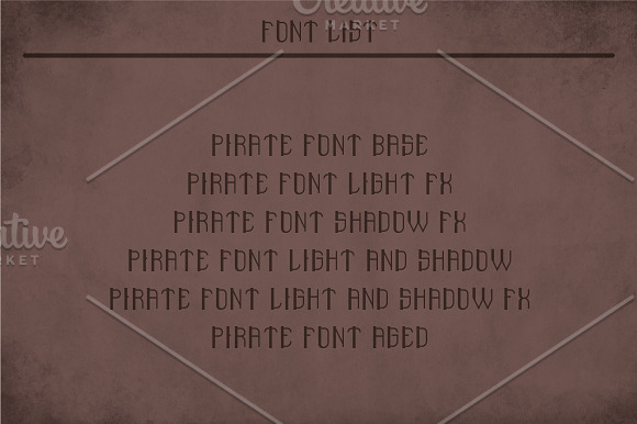 Pirate Modern Label Typeface in Display Fonts - product preview 5