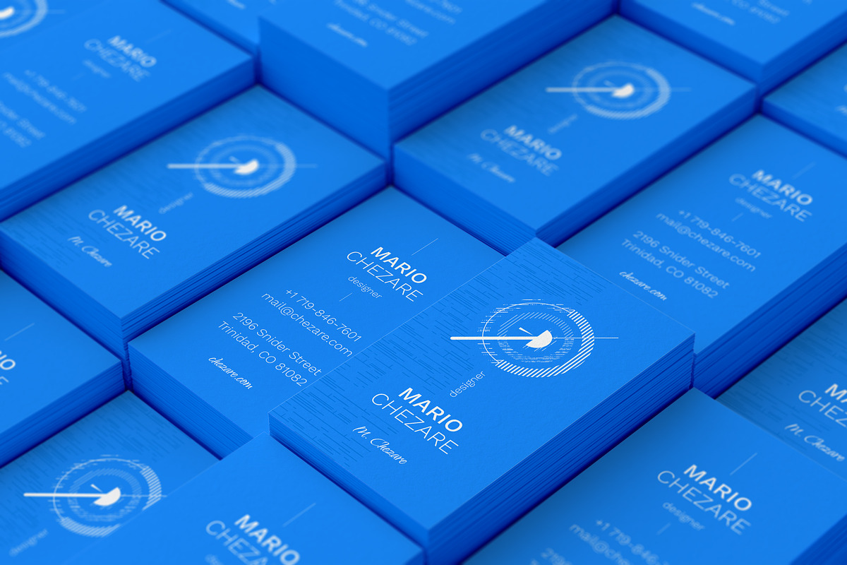 Chezare 05. Business Card Template in Business Card Templates - product preview 8
