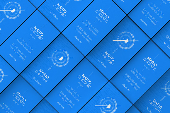 Chezare 05. Business Card Template in Business Card Templates - product preview 1