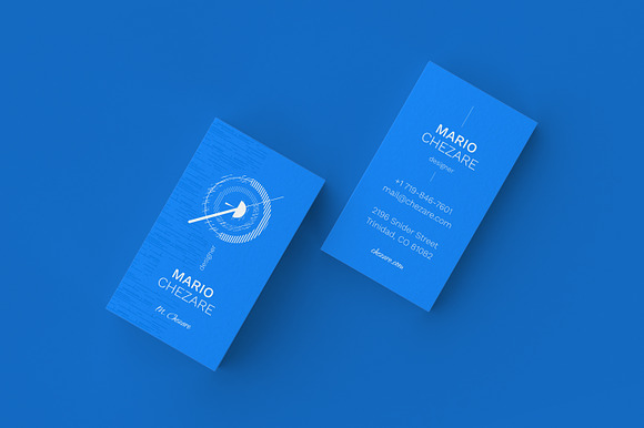 Chezare 05. Business Card Template in Business Card Templates - product preview 2