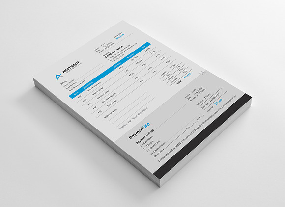Modern Invoice in Stationery Templates - product preview 2