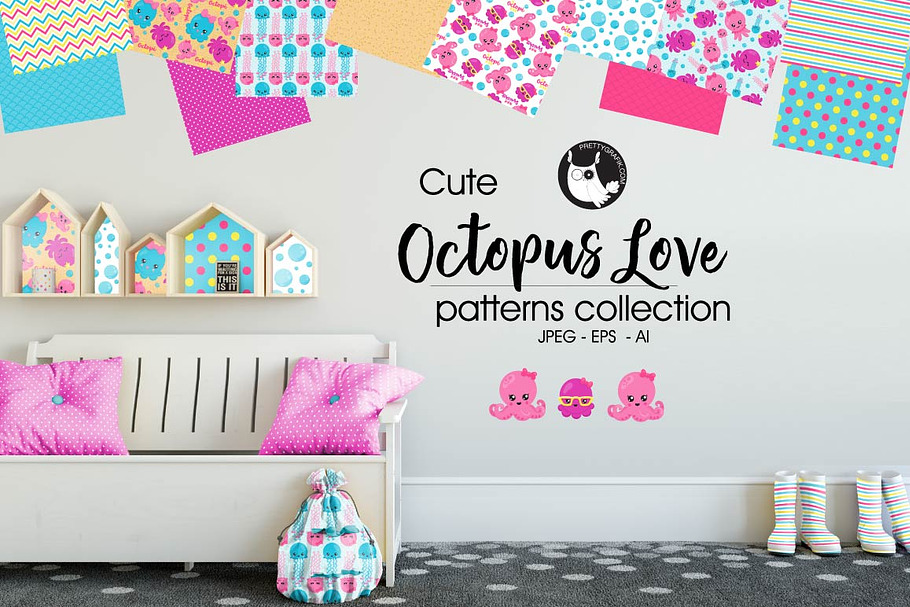 OCTOPUS LOVE Pattern collection in Patterns - product preview 8
