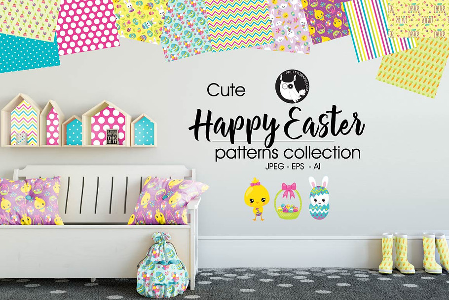 HAPPY EASTER Pattern collection in Patterns - product preview 8