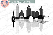 Louisville Skyline Vector Ai Svg Eps