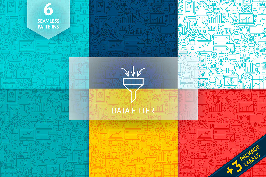Data Filter Line Tile Patterns in Patterns - product preview 8