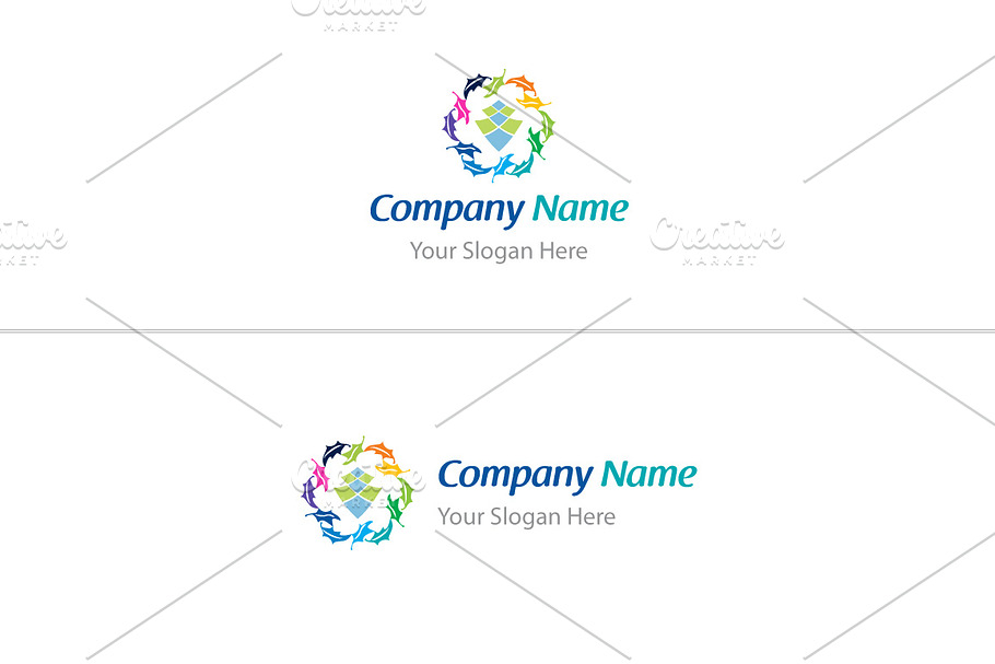 Leaf Community Abstract logo in Logo Templates - product preview 8