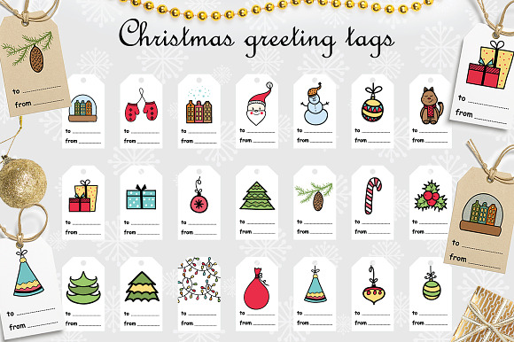 Cozy Christmas - holiday kit in Illustrations - product preview 2