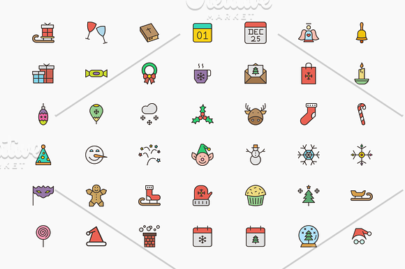 Christmas Icons in Graphics - product preview 1