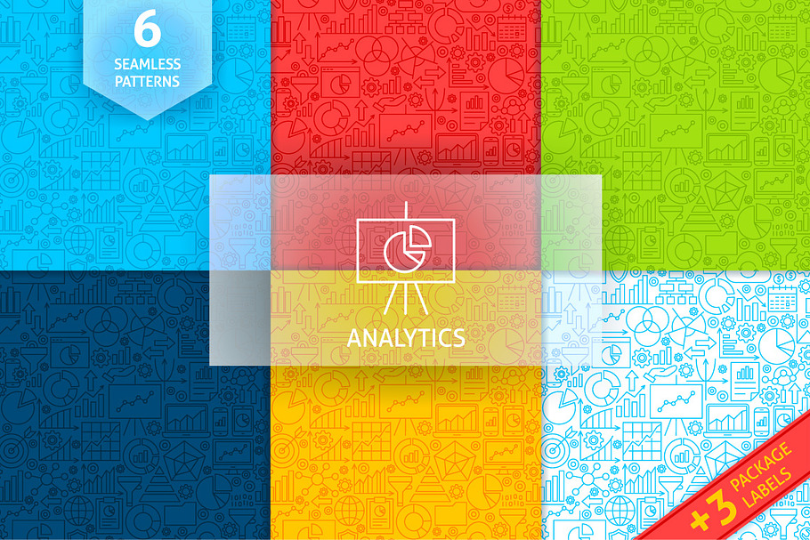 Diagram Analytics Line Tile Patterns in Graphics - product preview 8