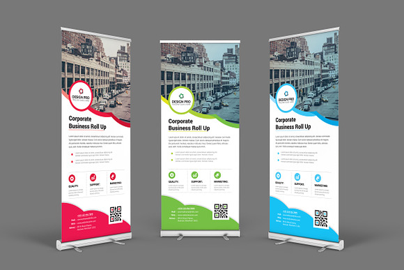 Roll Up Banner in Stationery Templates - product preview 5