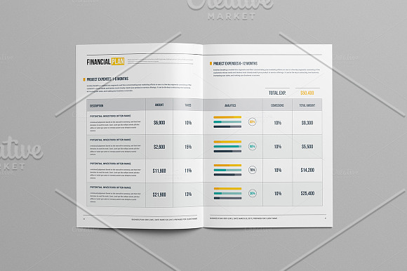 Business Plan Template in Stationery Templates - product preview 20