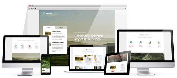 Hot Natura in Joomla Themes - product preview 1