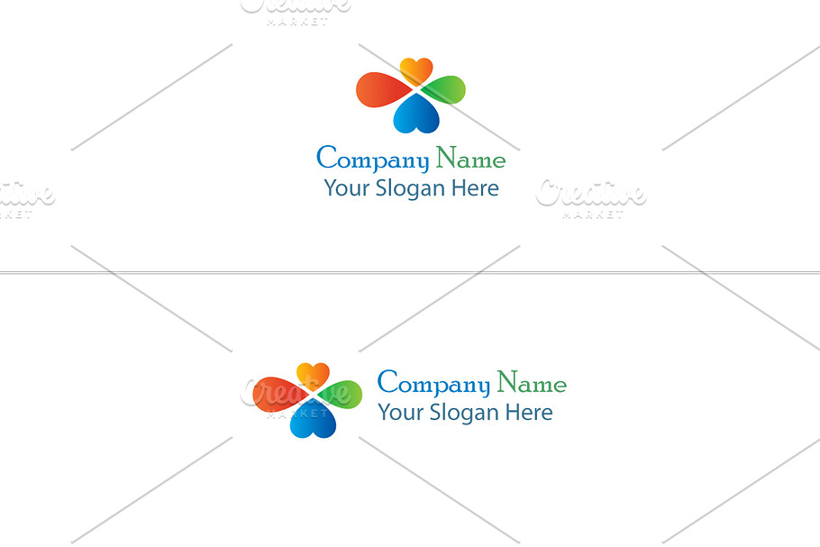 Love Drop Abstract Logo in Logo Templates - product preview 8