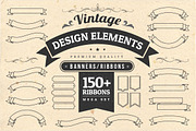 Vintage Design Elements - Ribbons