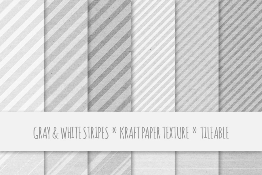 Gray Stripes Seamless Patterns