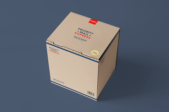 Mailing Box 3 Types Mockup Set in Product Mockups - product preview 4